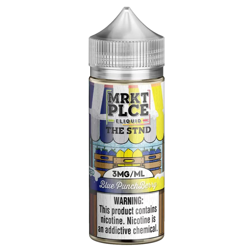 MRKTPLCE - “THE STND” ICED Blue Punch Berry - 100ML E-Liquid - 3MG
