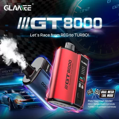 GLAMEE GT8000 Rechargeable Disposable Device – 8000 Puffs - Blueberry Raspberry Lemon