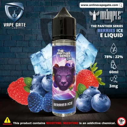 Berries Ice - The Panther Series Ice Elqiuid by Dr. Vapes - 3 mg / 60 ml