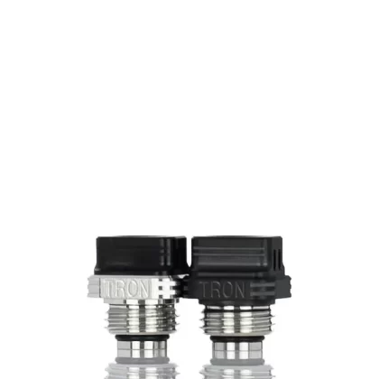 YG Creations Tron Plus Integrated Boro Tip (DISCONTINUED) - Stainless Steel/Black Tip