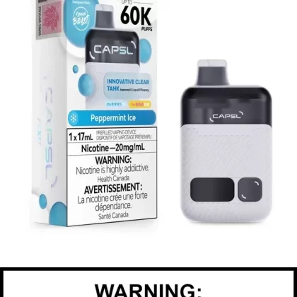 Peppermint Ice CAPSL Disposable Vape