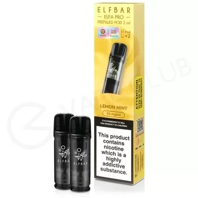Lemon Mint Elf Bar Elfa Pro Prefilled Pod