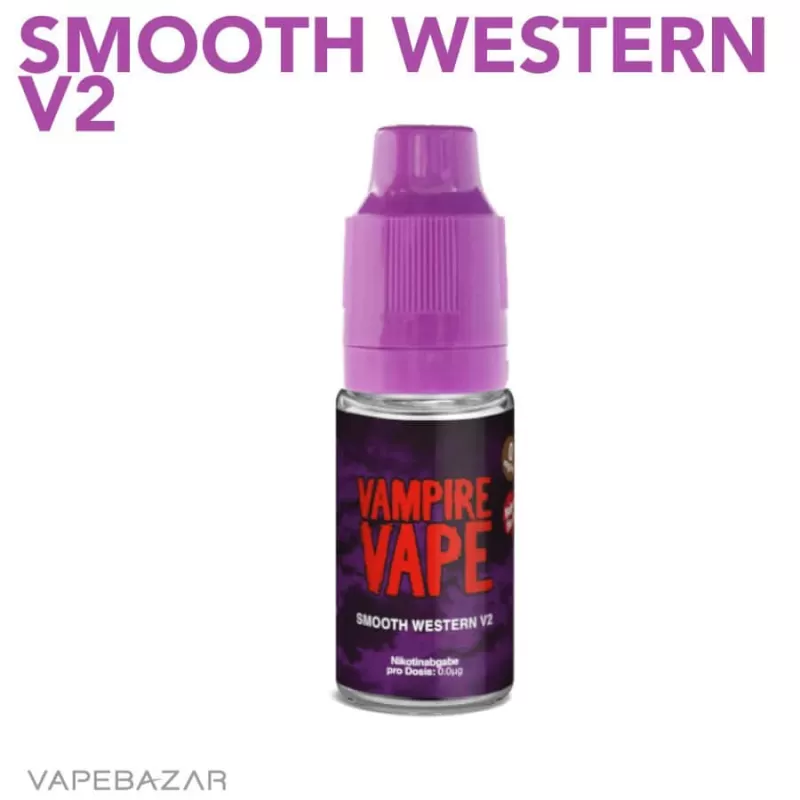 Vampire Vape Liquid – Smooth Western V2 - Nikotinfrei, 6mg/ml - Image 2