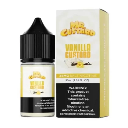 Vanilla Custard Nicotine Salt by Mr. Custard - Size#30ml~Nicotine#35MG>50MG