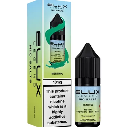 Menthol Nic Salt E-Liquid - Elux Legend - 10mg - PG 50%