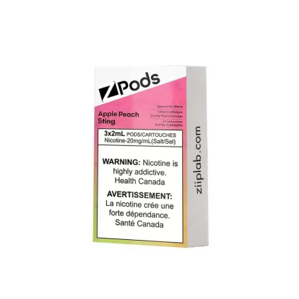 STLTH Compatible Z Pods Apple Peach Sting Vape Pods