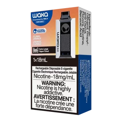Waka By RELX 10000 Puff Disposable – Floral Orange