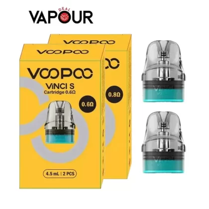 Voopoo Vinci S Replacement Pods - 0.6ohm, 0.8ohm