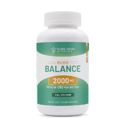 2000mg Softgels by Pure Hemp Botanicals