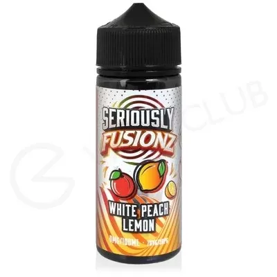 White Peach Lemon Shortfill E-Liquid by Seriously Fusionz 100ml - Ecigpremium