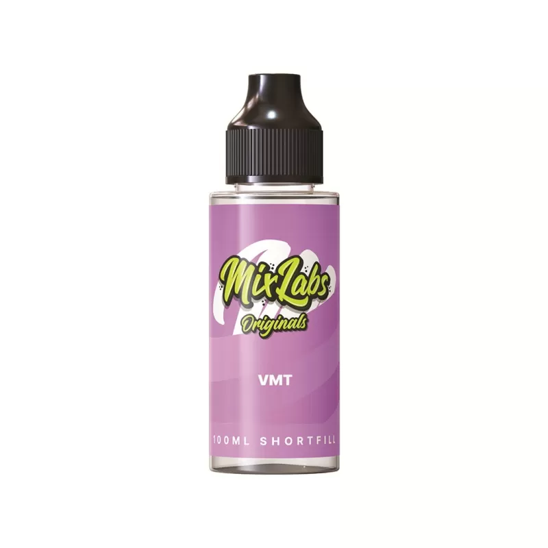 Mix Labs Shortfill E-Liquid 100ml - Strawberry Raspberry Cherry Ice - Image 3