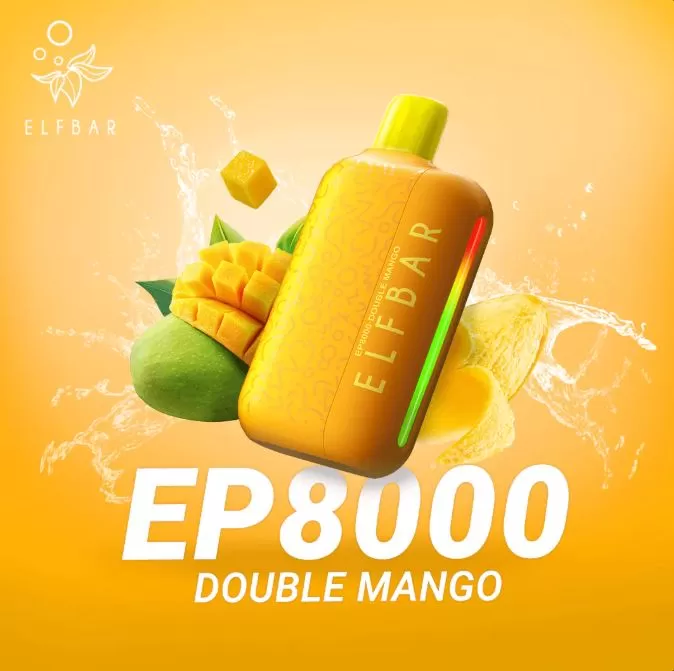 Elf Bar EP8000 Disposable Vapes 8,000 Puffs - Black Raspberry / 20 mg - Image 2