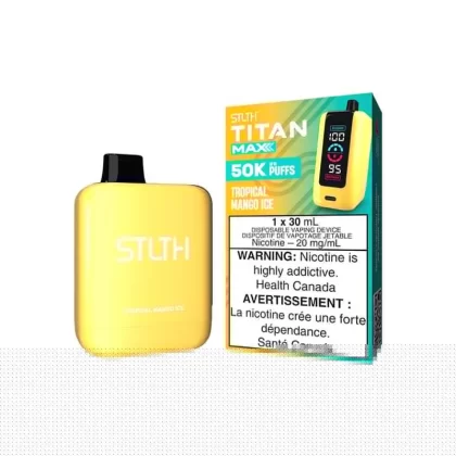 STLTH TITAN MAX DISPOSABLE – TROPICAL MANGO ICE