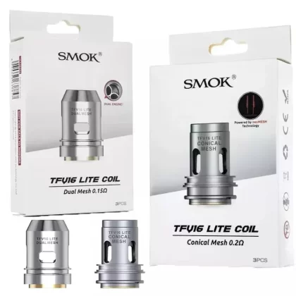 SMOK TFV16 Lite Coils | Conical | Dual Mesh | (Pack of 3)