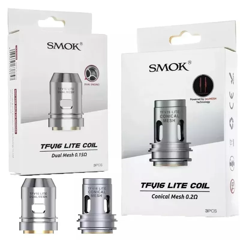 SMOK TFV16 Lite Coils | Conical | Dual Mesh | (Pack of 3)