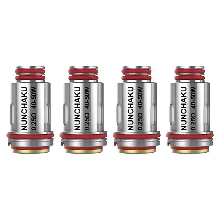 UWELL Nunchaku 0.25 Ohm Claptonized A1 Replacement Coils (4-Pack) – Optimal Flavour & Cloud Production