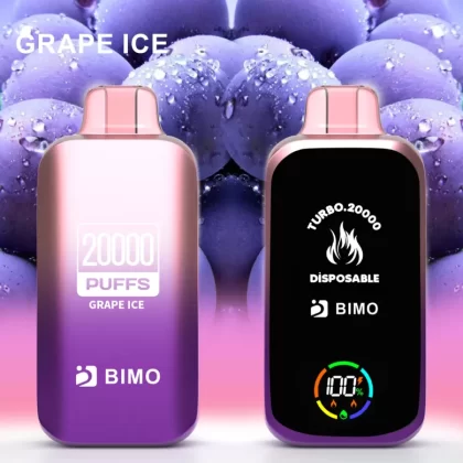 BIMO Turbo 20000 Puffs – Grape Ice - Ozvapeone