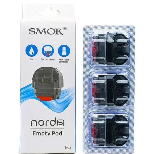 SMOK NORD 5 Replacement Pods - Eliquidsupply