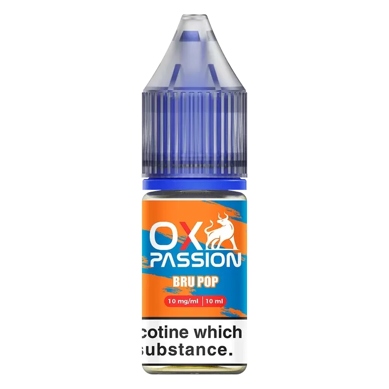 Ox Passion Bru Pop Nic Salt E-Liquid by OXVA