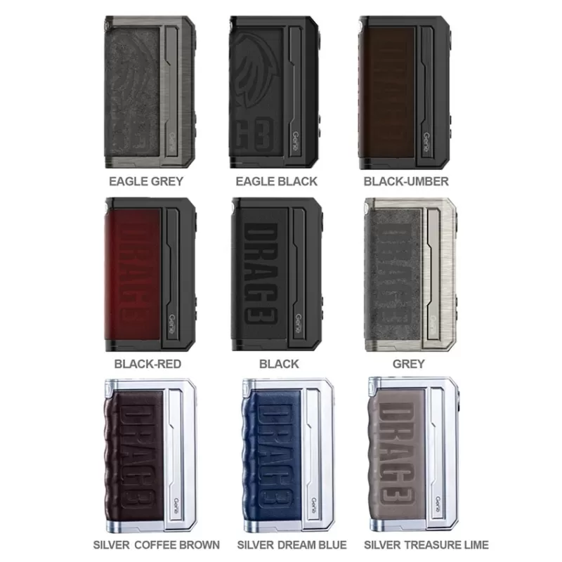 VOOPOO DRAG 3 TC Box MOD 177W - Grey - Image 2
