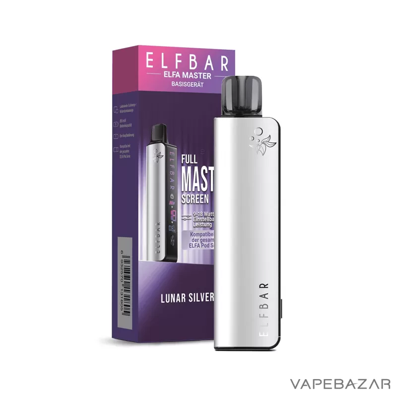 Elf Bar ELFA Master – Lunar Silver - Pod Kit / Elf Bar / 850 mAh / 2ml / USB-C - Image 3