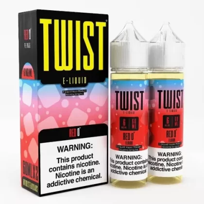 Twist E-Liquid – Red 0 – 60ml (x2)