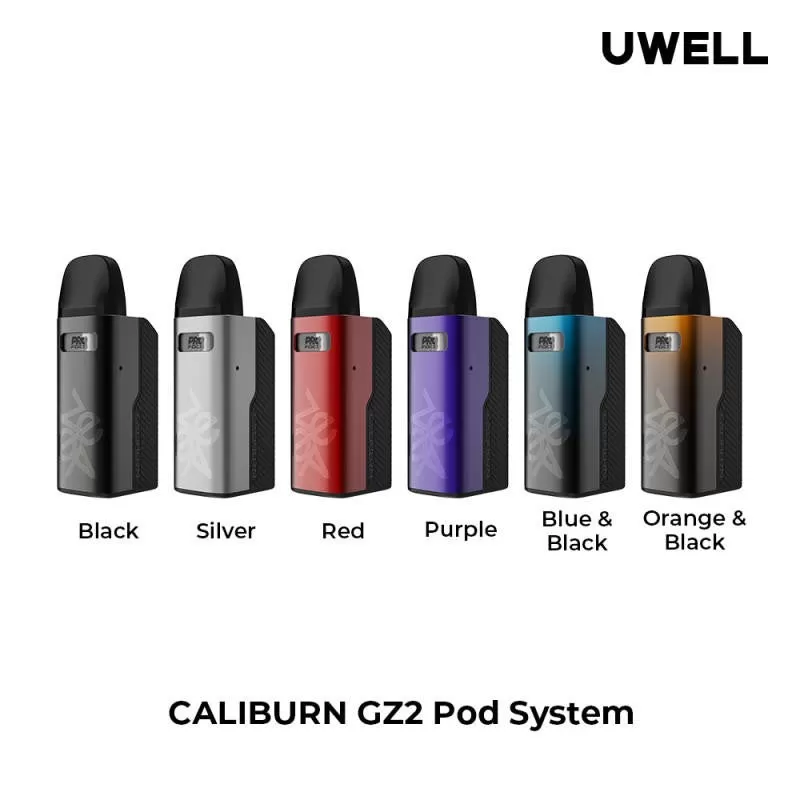 Uwell Caliburn GZ2 Pod Kit - Red - Vapeciga - Image 3