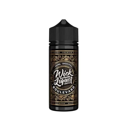 Wick Liquor Boulevard 100ml Shortfill E-Liquid - Vapestore Co