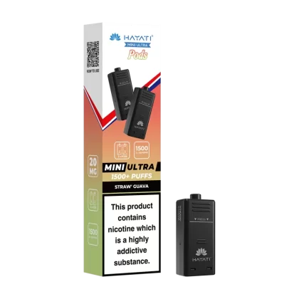 Straw' Guava Hayati Mini Ultra Refill Pack - 20mg - Vape Product (4B2090)