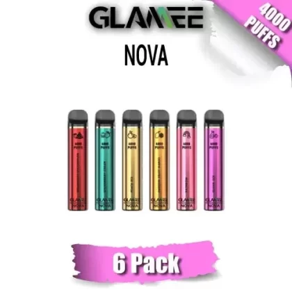 Glamee Nova Disposable Vape Device [4000 Puffs] – 6PK