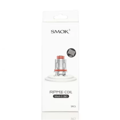 SMOK RPM 3 Replacement Coil (5pcs/pack) for RPM 5 (Pro)/Nord 5/RPM 100/RPM 85/Nord GT kit - 0.15ohm / U.S.A