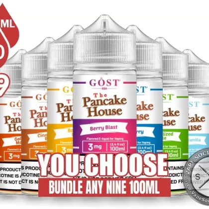The Pancake House E-Juice Bundle 9x100ml (900ml)