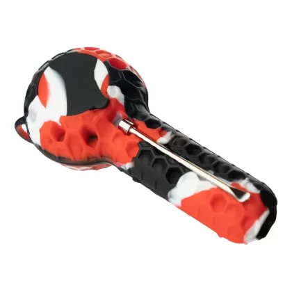 2 in 1 Silicone Pipe – 4.5in