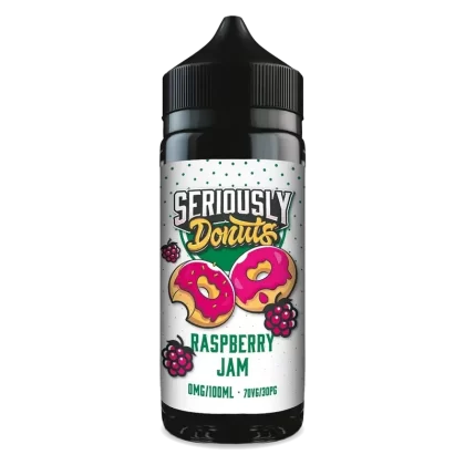Seriously Donuts by Doozy Raspberry Jam 100ml Shortfill E-Liquid - Ecigpremium