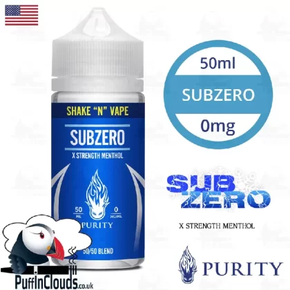 Purity SubZero Shake n Vape E-Liquid (50ml 0mg)