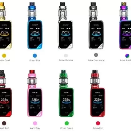 Smok X Priv Vape Kit - Colour#Black Red>Chrome