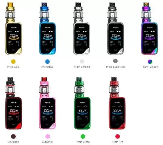 Smok X Priv Vape Kit - Colour#Black Red>Chrome