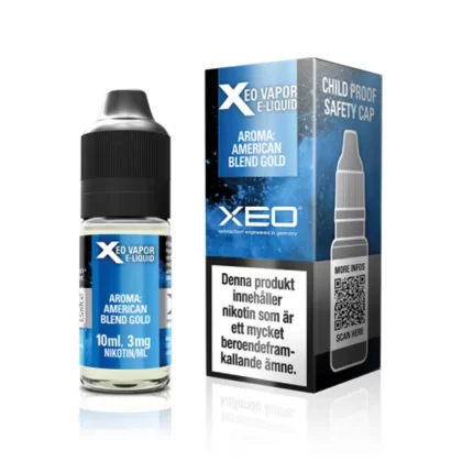 XEO Xtreme Vapor American Blend Gold 10ml – e-juice med nikotin