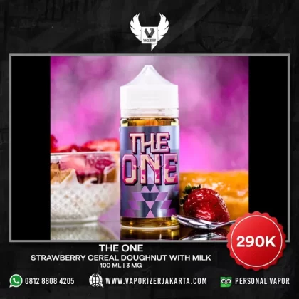 THE ONE STRAWBERRY CEREAL DOUGHNUT WITH MILK 100 ML - 3 mg / 100 ml