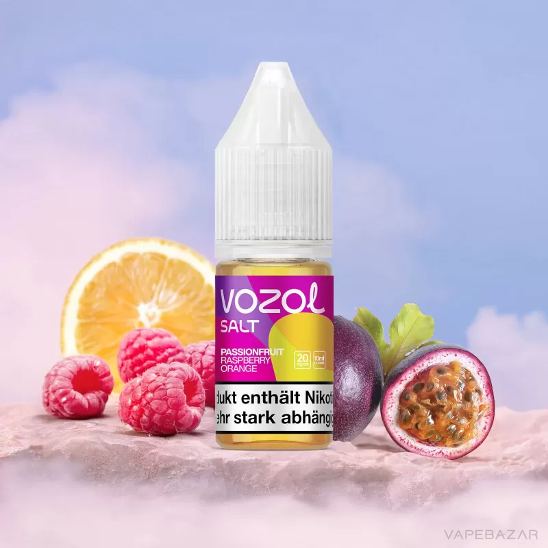 Vozol Liquid – Passionfruit Raspberry Orange - 14,5mg/ml, 20mg/ml