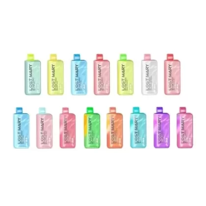 LOST MARY MT15000 Disposable Vape - Flavor#Strawberry Banana>Watermelon Ice>Blue Razz Ice>Miami Mint>Strawberry Kiwi>Citrus Sunrise>Banana Cake>Baja Splash>Berry Burst>Blue Razz Dragonfruit> (A401D6)