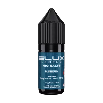 Blueberry Nic Salt by Elux 10ml - 10mg - Vape Product (2FF4DE)