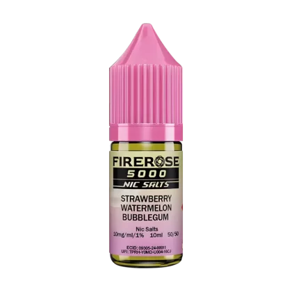 Strawberry Watermelon Bubblegum Nic Salt by ELUX Firerose - 10mg - Vape Product (C7E1E3)