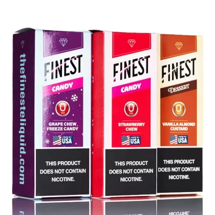 Finest E-Liquid - No Nicotine Vape Juice - 100mL - Apple Peach Rings