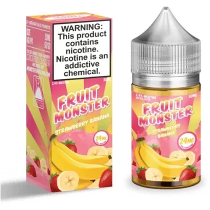 Fruit Monster Strawberry Banana Salt 30ml E-Juice
