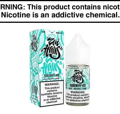 SERENITY ICE BY ZEN HAUS SALTS 30ML - Vapejuice