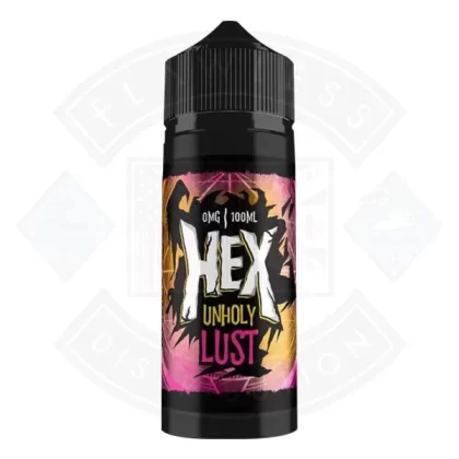 Hex Unholy Lust 0mg 100ml Shortfill - Eliquidsupply