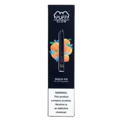 Puff Bar Glow – Peach Ice