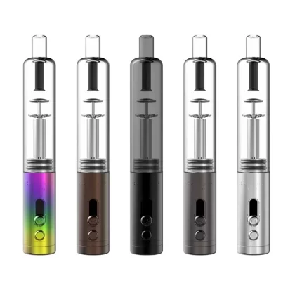 The Sunakin Sunpipe H2OG Stainless Steel & Glass Waterpipe - Black, Gunmetal