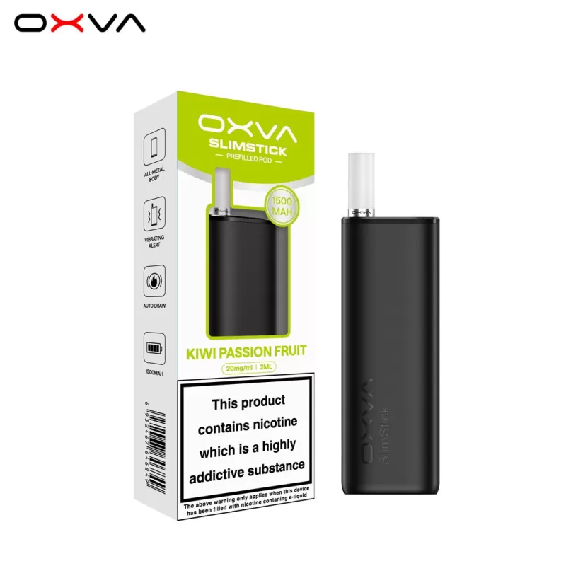 Oxva SlimStick Prefilled Pod Vape Kit - Pink (Watermelon) - Image 2